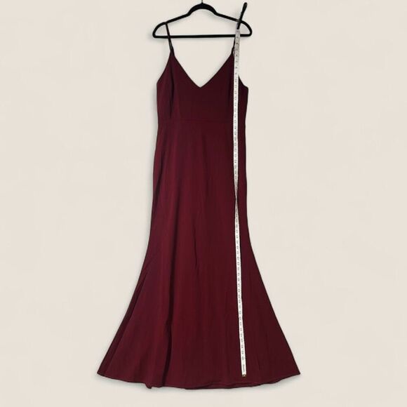 Lulus We Belong Together Burgundy Maxi Dress Size XL New - Picture 8 of 15
